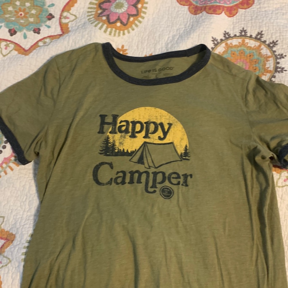 Life is Good Happy Camper tee